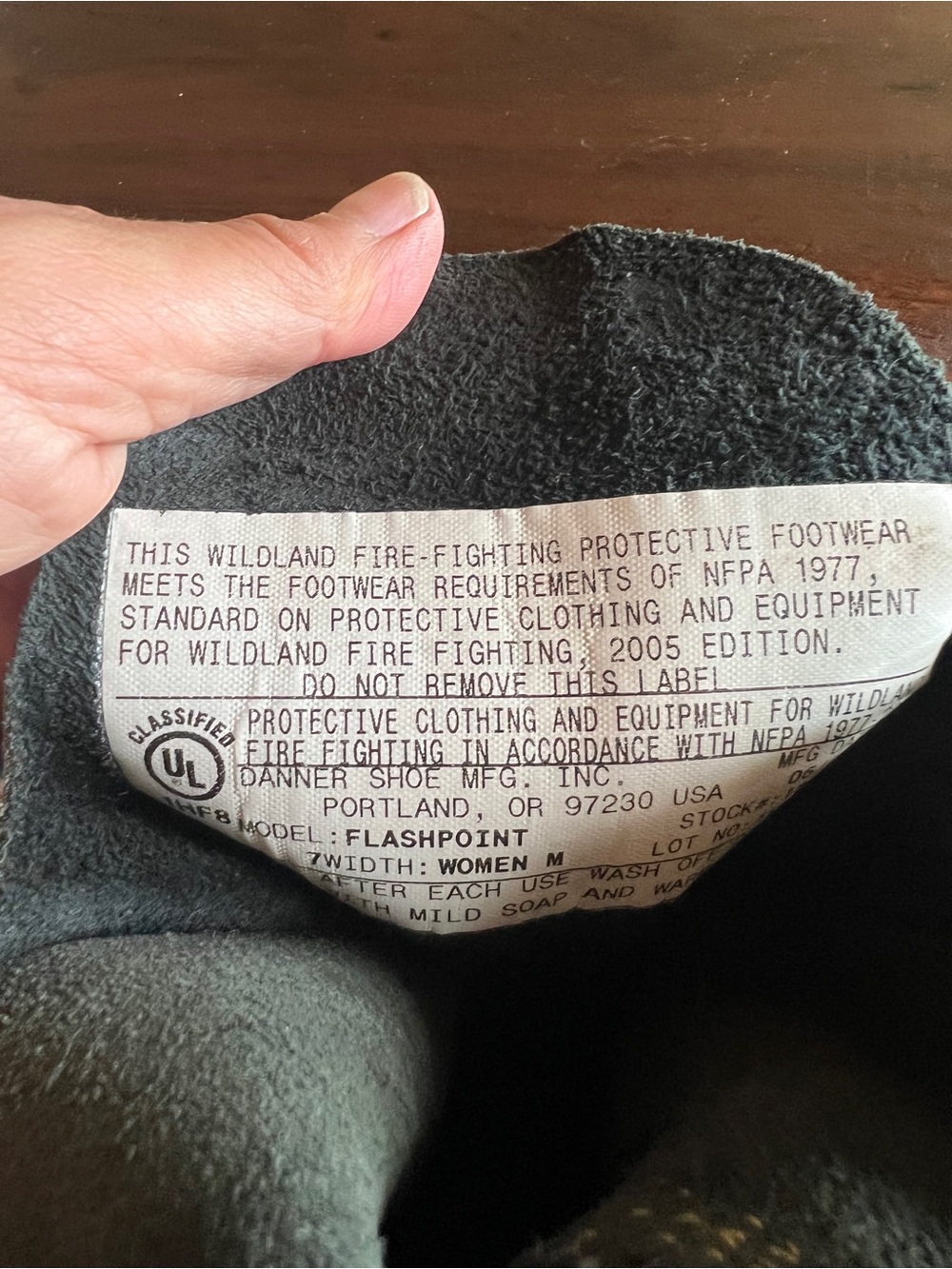 Danner Forest Fire Lace up LEATHER boots - Picture 5 of 8